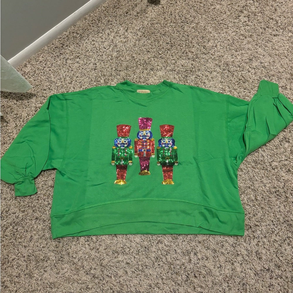 Judith March small nutcracker sweater NWOT